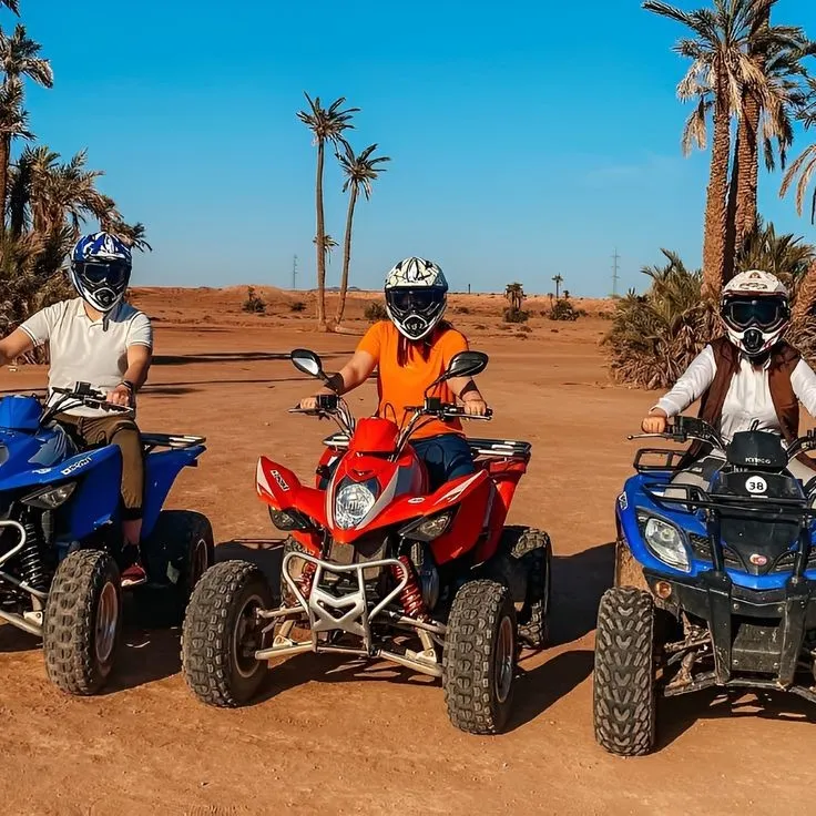 Quad Biking in the Marrakech Palm Grove